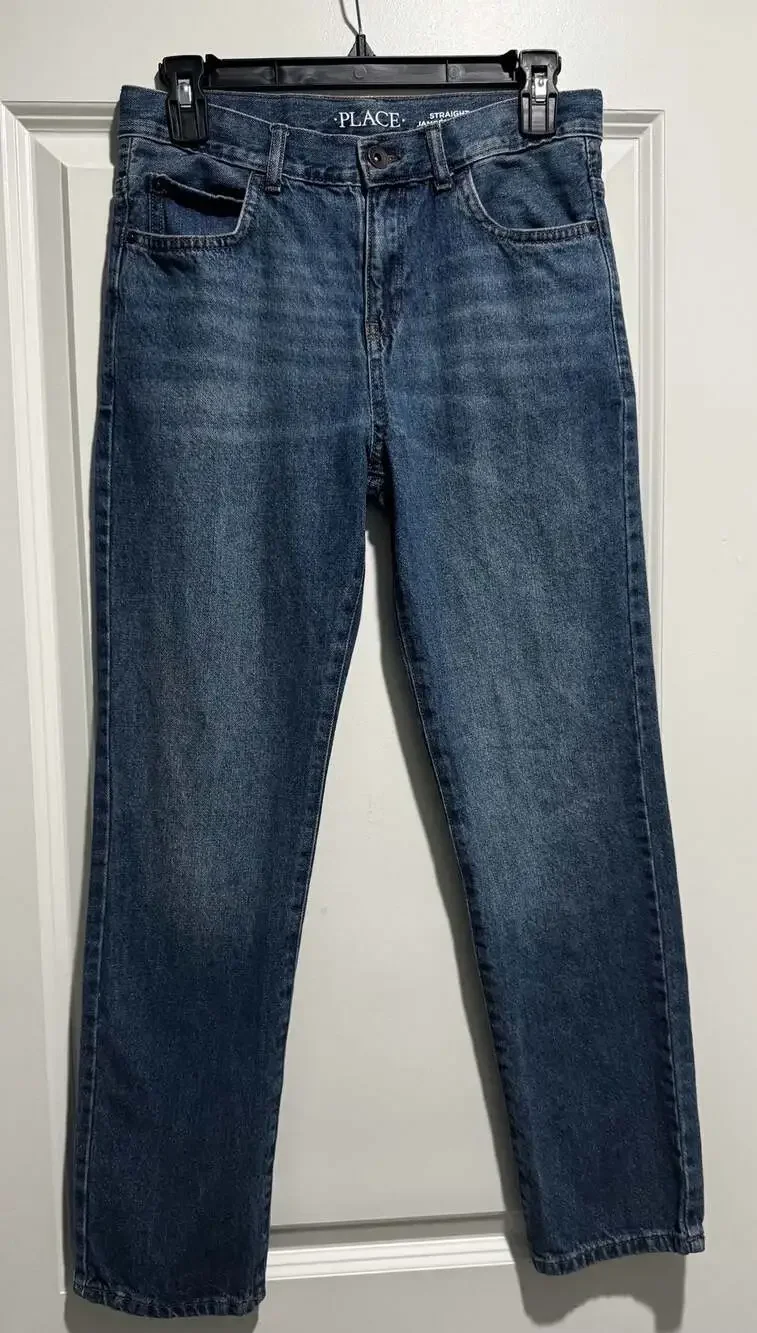 PLACE The Children's Place Straight Leg Denim Jeans Size 14